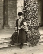 Ignacy Jan Paderewski po otrzymaniu doktoratu Honoris Causa w Oxfordzie