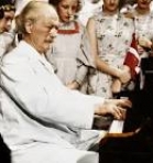 Ignacy Jan Paderewski przy fortepianie, rok 1937