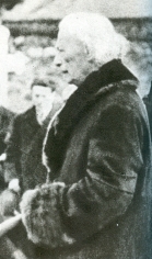 Ignacy Paderewski na pogrzebie swojej żony