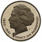 Kolekcjonerska moneta z podobizną Ignacego Paderewskiego, rok 1975